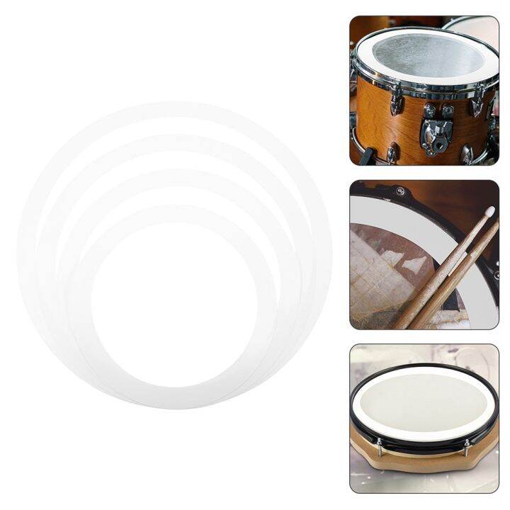 Drum Kit Rings Snare Ring Damperner Silencer Mute Practice Control Tone