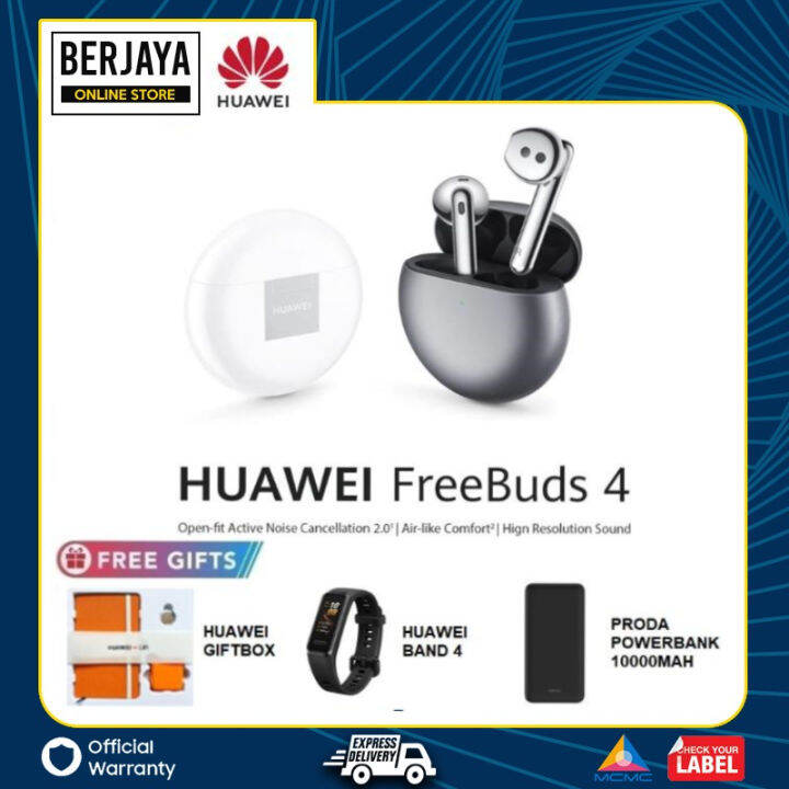 HUAWEI FreeBuds 4 Wireless Earphone 1 Year Huawei Malaysia Warranty