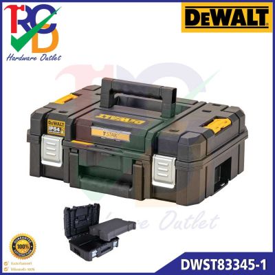 DeWALT กล่องเครื่องมืออเนกประสงค์ 24 ลิตร พร้อมโฟม รุ่น DWST83345-1 T-STAK (SHALLOW BOX)