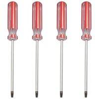 4X Plastic Handle T20 Security Torx Screwdriver Hand Tools