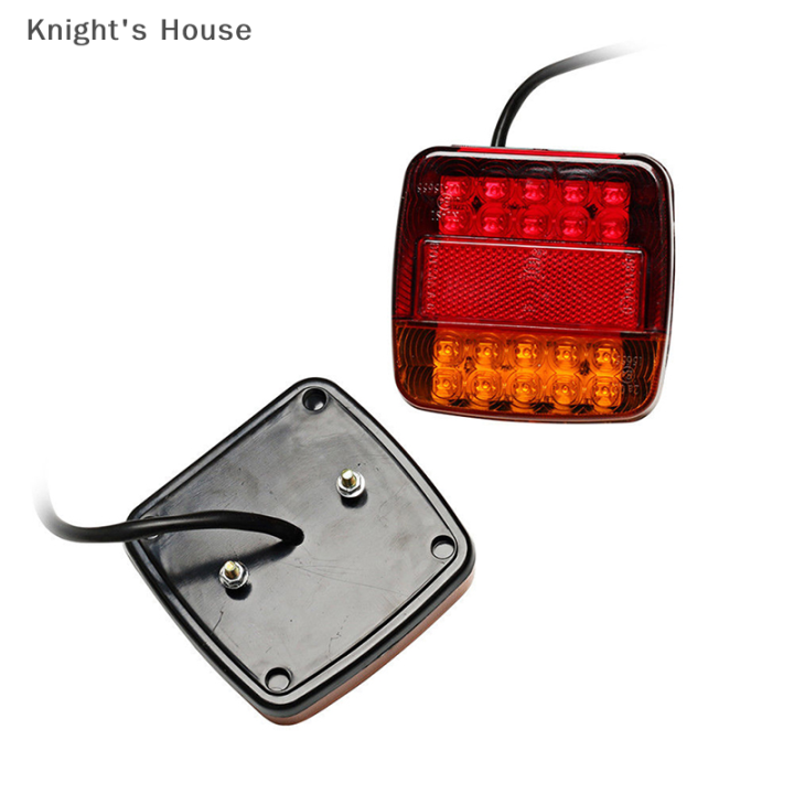 knights-house-รถบรรทุกพ่วง20led-ไฟท้ายเบรคหยุดไฟเลี้ยวไฟ-led-12v