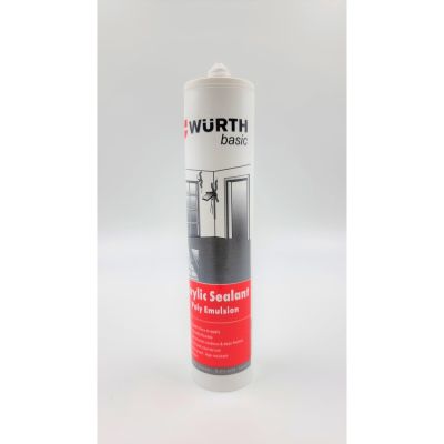 WURTH อะคริลิคอุดรอยรั่วและช่องว่าง (สีขาว)  1 หลอด เวือร์ท