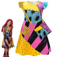 Halloween Childrens Costumes The Nightmare Before Christmas Sally Girls Dresses Home Clothes Pajamas Skirts Bags