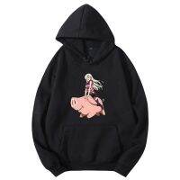 Elizabeth Liones and Hawk Print Hoodies The Seven Deadly Sins Graphic Sweatshirts Nanatsu No zai Anime Streetwear Hoodie Male Size XS-4XL