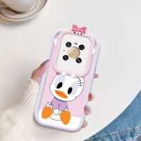 เคสพร้อมสำหรับ Huawei Mate 40 Pro Huawei Nova 10 Nova 10 Pro Nova 10 Pro Nova 7 Pro Nova 9 SE เคสการ์ตูนน่ารักหนูเดซี่โดนัลด์เป็ดเคสโทรศัพท์มีลายมอนสเตอร์เคสเลนส์โทรศัพท์ฝาครอบป้องกันนิ่ม