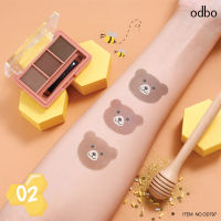 OD797 ODBO 3 COLOR MATCHES OF BROWS OD797 โอดีบีโอ  พาเลทคิ้วเนื้อฝุ่นที่รวม3 เฉดสีน้ำตาลธรรมชาติ