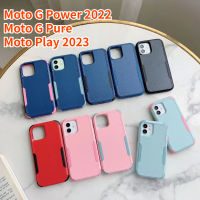 Aweven เกราะ3 IN 1เคสสำหรับโมโตโรล่าโทรศัพท์ Moto G พลัง2022 Moto G บริสุทธิ์ Moto Play 2023ป้องกันเต็มรูปแบบ3ชั้นกันกระเทือนทนทานหรูหราฝาครอบโทรศัพท์มือถือ