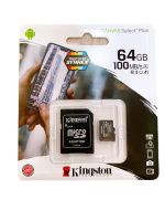 ของแท้ 100% Kingston Memory Card คิงส์ตัน เมมโมรี่การ์ด Micro SD (SDHC) 64 GB Class 10 ประกันตลอดอายุ