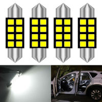 10Pcs รถ Led Light 12V 31มม. 36มม. 39มม. 41มม. 2835SMD หลอดไฟอัตโนมัติภายนอกไฟภายในแหล่งสีขาวน้ำแข็งสีฟ้า