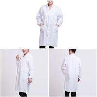 White Lab Coat Doctor Hospital Scientist School ชุดแฟนซีเครื่องแต่งกายสำหรับนักเรียนผู้ใหญ่