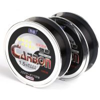 100M Black Nylon Fishing Line Super Strong carbon Monofilament Fishing Leader Line Wear-resistant Saltwater Carp Fishing Line Fishing Lines