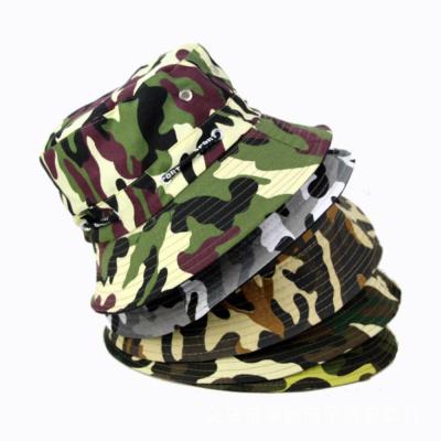 [hot]Fashion Camouflage Sun Block Bucket Hat Outdoor Breathable Hiking Fishing Cap