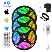 【CW】 RGB Neon Strip Smart APP Control LED Strip 20 Meters Ribbon Lights Backlight Lamp 5050 Bluetooth Led Lights Bedroom Decoration