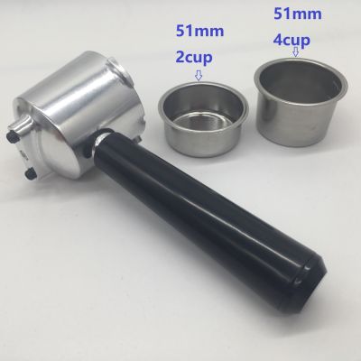 hotx【DT】 51mm  4cup Portafilter 15-20bar Espresso coffee maker parts filter super cup