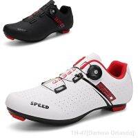 Darlene Orlando Cross-border manufacturers supply new cycling shoes with lock road bike shoes breathable hard bottom mountain bike lock shoes