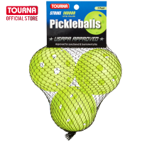 Tourna Strike Pickleball Indoor Optic yellow 3 balls ลูกพิกเคิลบอล ในร่ม สีเหลือง 3 ิลูก - USAPA Approved