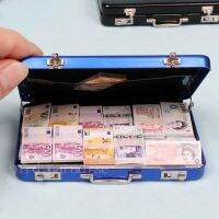 Miniature Items Mini Suitcase Money Cash Box Banking Toys for Barbie Doll House Aceessories Ob11 Dolls Furniture Children Gift