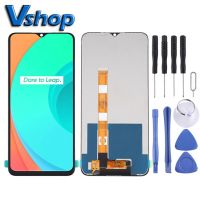 Digitizer ประกอบเต็มตัวเครื่องหน้าจอสัมผัส LCD สำหรับ OPPO Realme C11/Realme C12/Realme C15ชิ้นส่วนอะไหล่จอแอลซีดีโทรศัพท์เคลื่อนที่