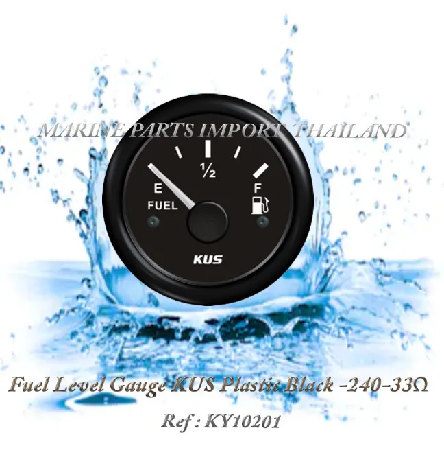 KUS Marine Fuel Level Gauge KUS Plastic Black 24033Ω Lazada.co.th