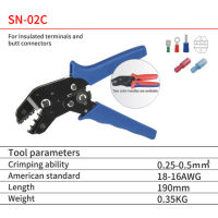 QZ-Crimping Tool Crimping Plier Sn-48b 02c 06 02w2c 06wf Tube/insuated Terminals Electrical Clamp Multi Tool Tools Hands