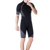 Men 1.5mm Wetsuit Shorty Swimwear Back Zip Neoprene for Diving Adult