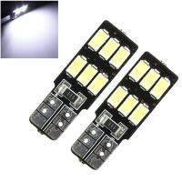 T10 4x หลอด W5w Led แคนบัสสำหรับรถยนต์6smd Pur6000 2.5W 194 168 Blanc