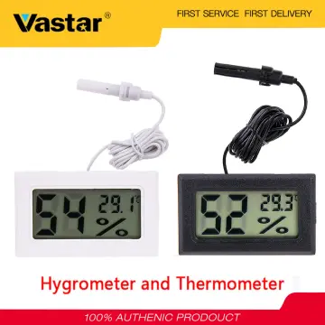 Digital Display Fridge Freezer Thermometer Refrigerator Temperature Monitor  Temp Tester With Waterproof Probe For Home Kitchen Aquarium