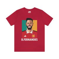 PSMเสื้อลายนักฟุตบอล เสื้อยืดลาย B.Fernandes