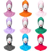 【YF】 Ramadan Women Hijab Niquabs Underscarf Inner Cap Muslim Cross Bone Bonnet Full Cover Hat Prayer Ninja Soft Fashion