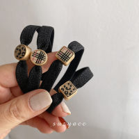 【cw】 Korean Dongdaemun Hair Accessory Leopard Plaid Rubber Band Hair Band Simple Temperament Hair Rope celet Dual-Use Headdress ！