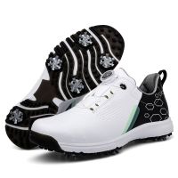 Mens and Womens Golf Shoes Lightweight Luxury Professional Golf Sports Shoes Outdoor Fitness Golf Shoes Size 36-47