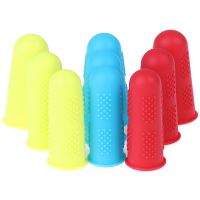 【CW】 3pcs/set Silicone Protector Sleeve Cover Resistant Anti slip cut Fingers Tools