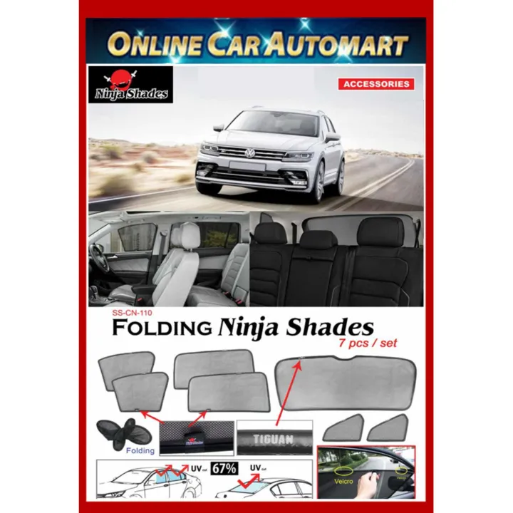 Volkswagen Tiguan (20172018) Ninja Sun Shade (7 pcs) Lazada