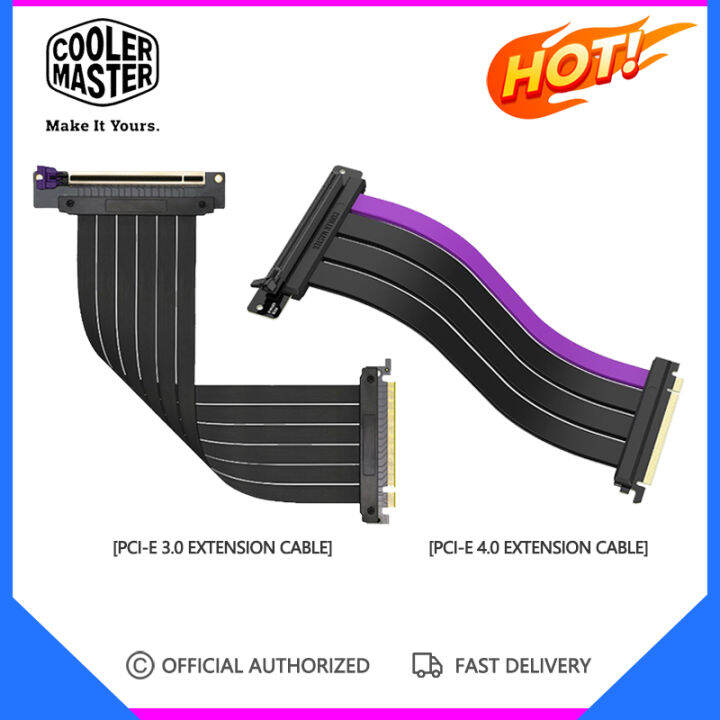 Cooler master Graphics Card Extension Cable Full Speed PCIE 3.0 X16 VER 2 300MM Riser cable