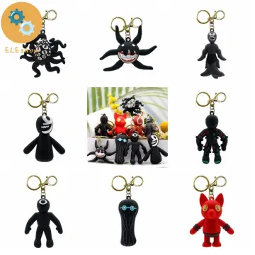 Doors Roblox Game Figure Keychains Pendant Keyring Toy PVC Rubber