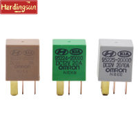 Hardingsun รีเลย์สีม่วง1ชิ้นสำหรับ KIA 12V OMRON สีเขียว/ทอง/ชุดรีเลย์ไฟฟ้าสีเทา