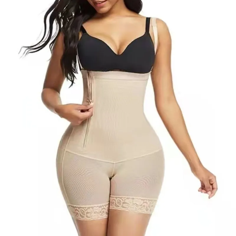 Womens Shapers Bodysuit Thong Corset Slimming Sheath Woman Flat