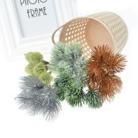 6pcs/bundle artificial fake flower fake grass wreath handmade decoration accessories fake plants wedding Christmas decoration