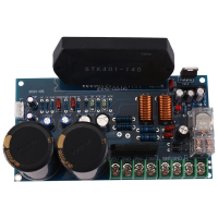 STK401-140 Thick Film Music Power Amplifier Board High Power 120W+120W Component Parts with UPC1237 Speaker Protection