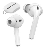 3คู่ซิลิโคนชุดหูฟังอินเอียร์ชุดหูฟังสำหรับ Apple Airpods หูฟังเคสหูฟังกระเป๋าเก็บของสำหรับอุปกรณ์เสริม Airpods