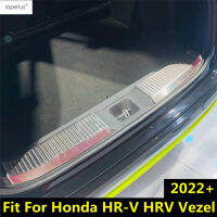 รถด้านหลังกันชน Protector Sill แผ่นสำหรับ Honda HR-V HRV Vezel 2022สแตนเลสอุปกรณ์เสริมภายใน Kit