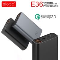 PowerBank แบตสำรอง Eloop รุ่น E36 ความจุ12000mAh รองรับชาร์จเร็ว พาวเวอร์แบงค์ ของแท้ 100% มี มอก.