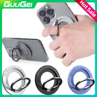 GUUGEI ที่วาง์สายโทรศัพทแม่เหล็กอเนกประสงค์สำหรับ I-Phone 12 13 14ที่วางโทรศัพท์แบบห่วงแม่เหล็กโลหะบางพิเศษ