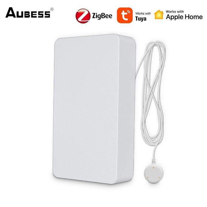 Aubess Tuya Zigbee Water Leak Sensor Wireless Flood Detector For Alarm