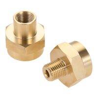 2pcs/1kit Solid Brass 1LB Propane Gas Bottle Connection 1/4 quot; NPT Female Male Universal Fitting Refill Adapter Grill Stove Tank