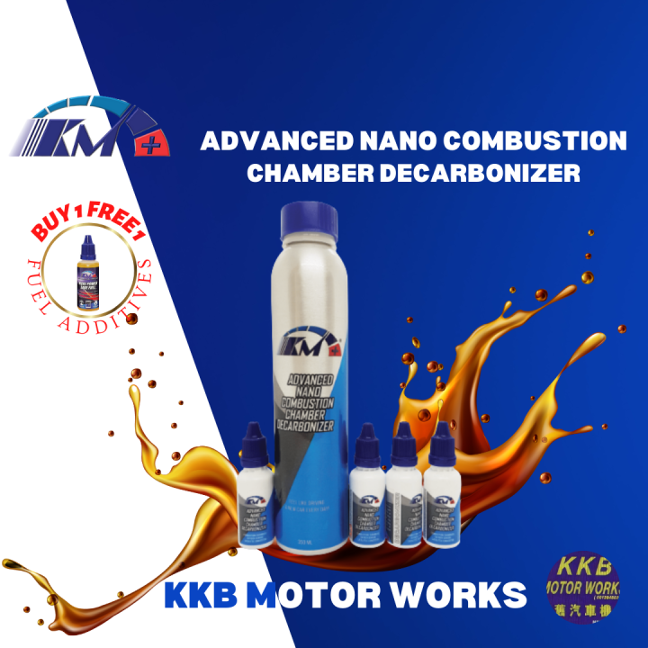 KM+ Advanced Nano Combustion Chamber Decarbonizer (350ml) /Treatment