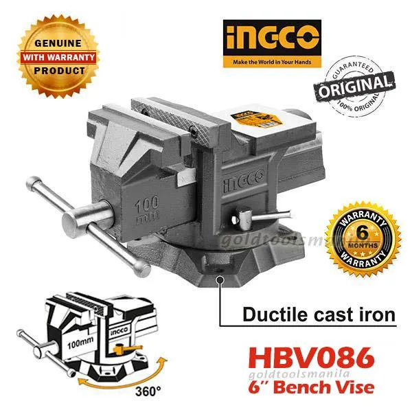 INGCO HBV086 6'' Bench Vice | Lazada PH