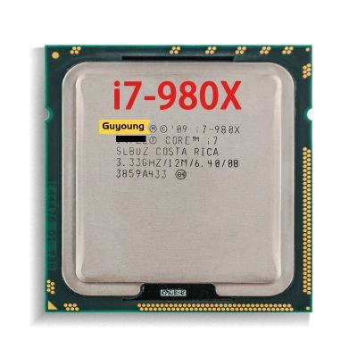 YZX Core 980X I7 I7-980X 3.33GHz 12MB 6คอร์เต้ารับแอลจีเอ1366ซีพียูตั้งโต๊ะ6คอร์