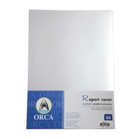 ORCA อะซิเตรท พลาสติกทำปกรายงาน A4 ปกพลาสติกใส ทำปกรายงาน (100แผ่น/ห่อ)