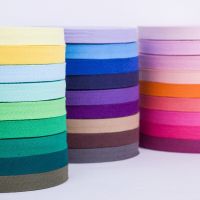 New Colourful 10mm 20mm Chevron 100% Cotton Ribbon Webbing Herring Bonebinding Tape Lace Trimming for Packing DIY Accessories Gift Wrapping  Bags